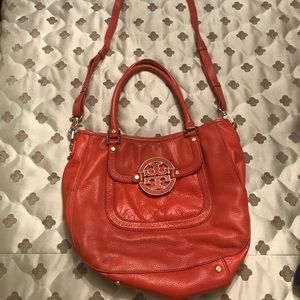 Orange Tory Burch pocketbook
